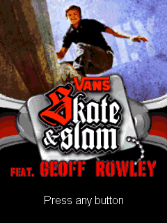 Vans Skate and Slam feat. Geoff Rowley
